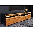 TV-skrinka Grand Acacia 44097 180cm Drevo Acacia