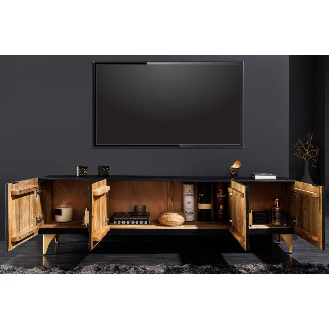 TV-skrinka 44303 Bailey 180cm Drevo Mango