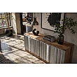 TV-komoda 44477 Zalvero 150cm Drevo Mango