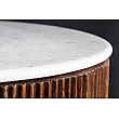TV-skrinka 45828 Gatsby 170cm Drevo Mango-Biely mramor