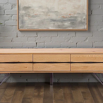 TV-skrinka 46342 Edge 160cm Masív drevo Dub
