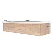 TV-skrinka 46646 Scorpion 200cm Drevo Mango