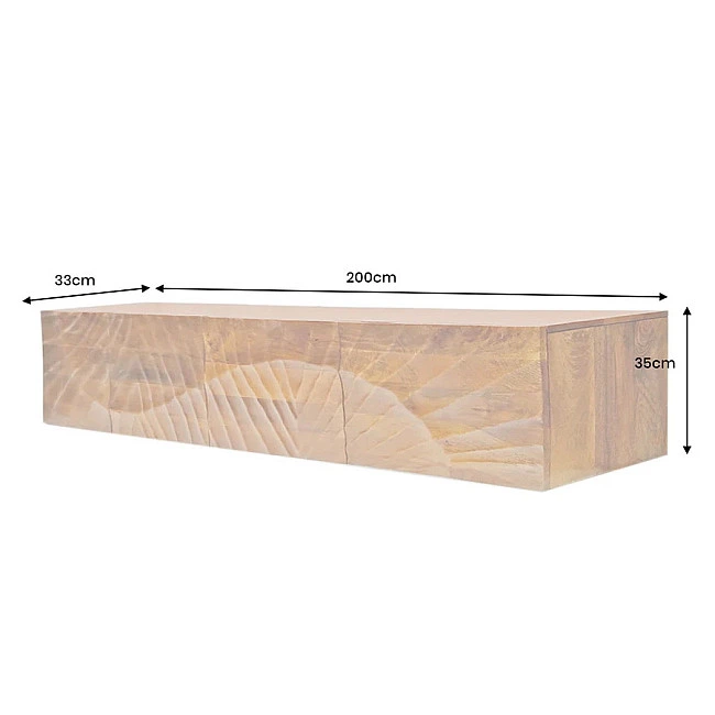 TV-skrinka 46646 Scorpion 200cm Drevo Mango