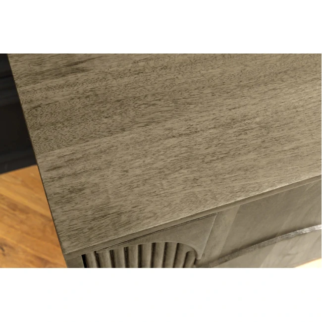TV-skrinka 46804 Art Deco 200cm Drevo Mango Šedé