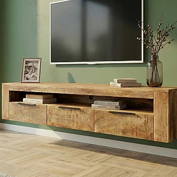 TV-skrinka 46809 Craft 160cm Drevo Mango Prírodné