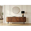 TV-skrinka 47584 Adlon 160cm Drevo Mango Hnedé