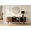 TV-skrinka 47584 Adlon 160cm Drevo Mango Hnedé