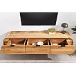 TV-skrinka 47756 Organic 160cm Drevo Acacia