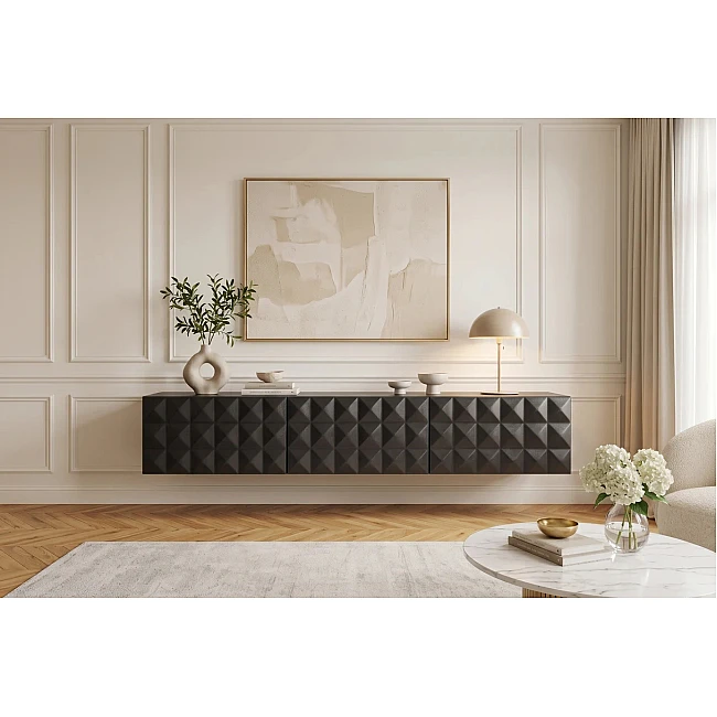 TV-skrinka 47768 Vulcano 160cm Drevo Mango