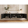 TV-skrinka 47768 Vulcano 160cm Drevo Mango