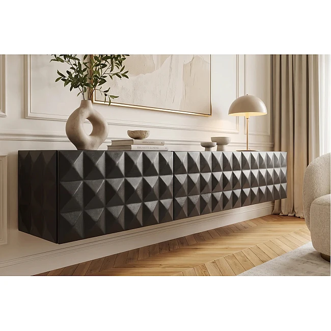 TV-skrinka 47768 Vulcano 160cm Drevo Mango