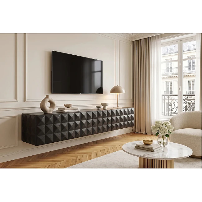 TV-skrinka 47768 Vulcano 160cm Drevo Mango