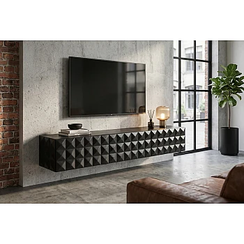 TV-skrinka 47768 Vulcano 160cm Drevo Mango