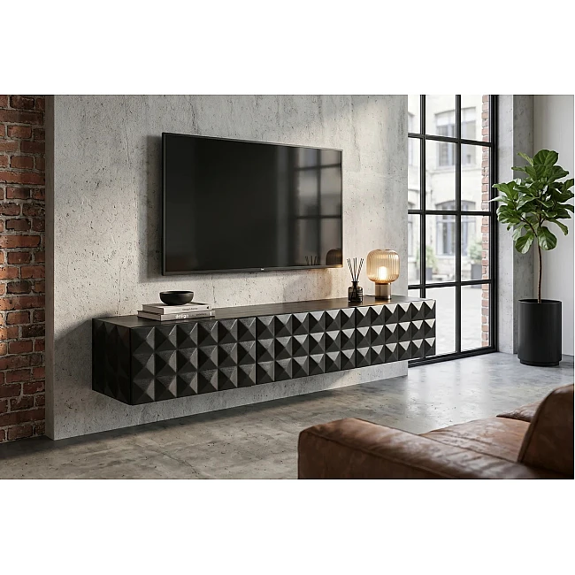 TV-skrinka 47768 Vulcano 160cm Drevo Mango