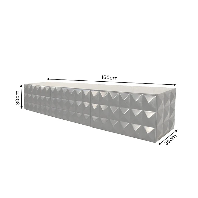 TV-skrinka 47768 Vulcano 160cm Drevo Mango