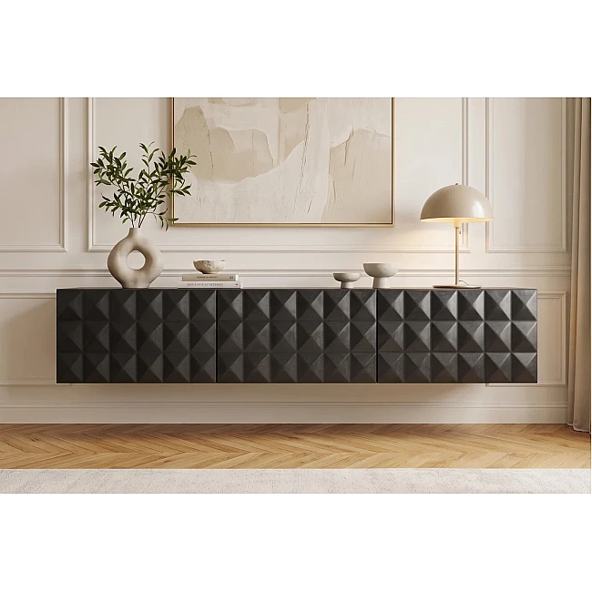 TV-skrinka 47768 Vulcano 160cm Drevo Mango