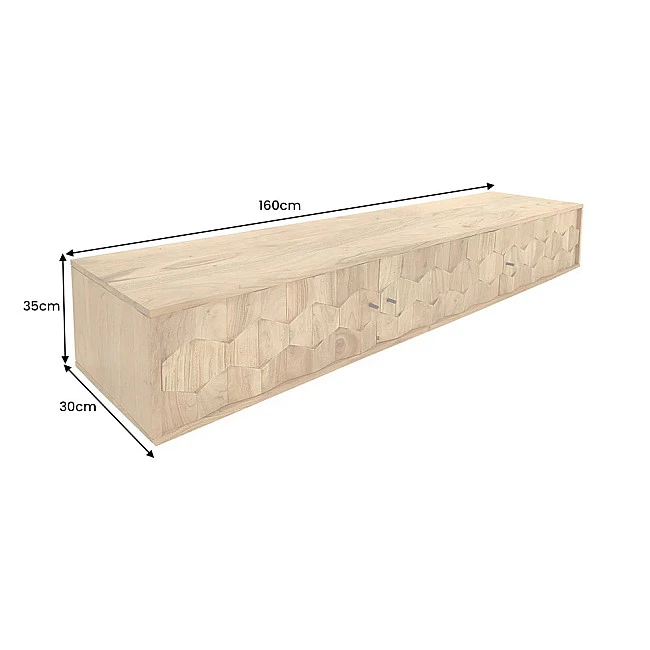 TV-skrinka 47770 Mystic 160cm Drevo Acacia