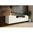 TV-skrinka 47807 Loft 160cm Biela/Prírodná Dub Dyha