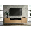 TV-skrinka 47808 Loft 160cm Prírodná Dub Dyha/Čierna