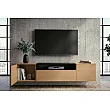 TV-skrinka 47808 Loft 160cm Prírodná Dub Dyha/Čierna
