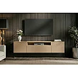 TV-skrinka 47809 Loft 160cm Sivá/Prírodná Dub Dyha