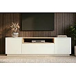 TV-skrinka 47810 Loft 160cm Biela/Prírodná Dub Dyha
