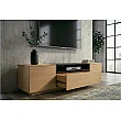 TV-skrinka 47811 Loft 160cm Prírodná Dub Dyha/Čierna