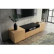 TV-skrinka 47811 Loft 160cm Prírodná Dub Dyha/Čierna