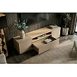TV-skrinka 47812 Loft 160cm Sivá/Prírodná Dub Dyha