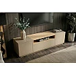 TV-skrinka 47812 Loft 160cm Sivá/Prírodná Dub Dyha