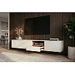 TV-skrinka 47815 Loft 200cm Biela/Prírodná Dub Dyha