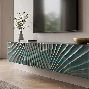 TV-skrinka 48408 Scorpion 160cm Drevo Mango