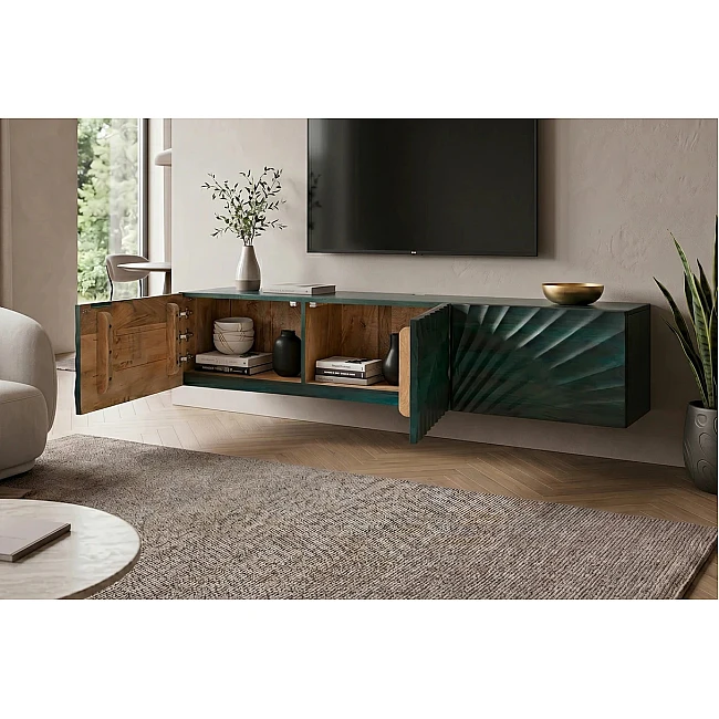 TV-skrinka 48408 Scorpion 160cm Drevo Mango