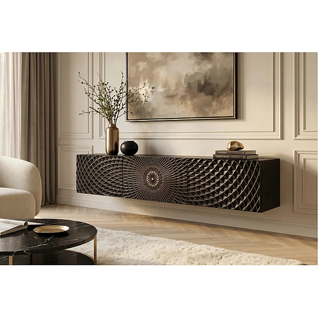 TV-skrinka 48410 Illusion 160cm Drevo Mango