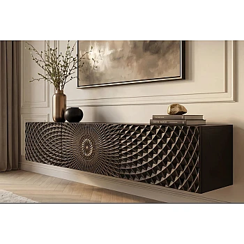 TV-skrinka 48410 Illusion 160cm Drevo Mango