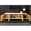 TV-skrinka 48411 Bailey 180cm Drevo Mango Bielené