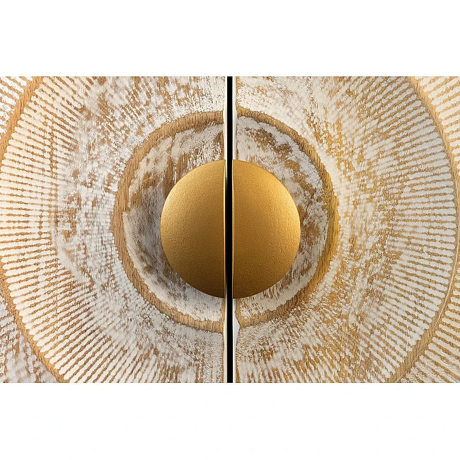 TV-skrinka 48411 Bailey 180cm Drevo Mango Bielené