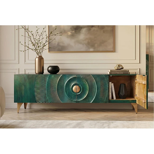 TV-skrinka 48525 Bailey 180cm Drevo Mango