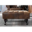 Taburetka 19449 Chesterfield Antik Hnedá - Skladom u nás v Žiline - 1Ks