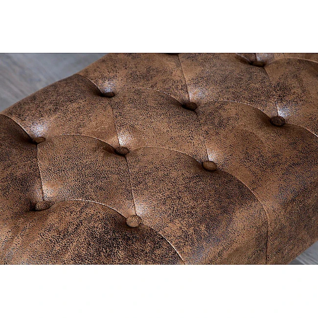 Taburetka 19449 Chesterfield Antik Hnedá - Skladom u nás v Žiline - 1Ks