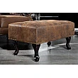 Taburetka 19449 Chesterfield Antik Hnedá - Skladom u nás v Žiline - 1Ks