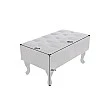Taburetka 37474 Chesterfield Antik šedá