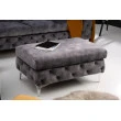 Taburetka 41135 Modern Barock Zamat Šedá