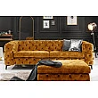 Taburetka 41299 Modern Barock Zamat Žltá