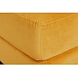Taburetka 41302 Cozy Zamat Žltá