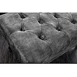 Taburetka 43521 Chesterfield Zamat šedá