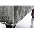 Taburetka 43521 Chesterfield Zamat šedá