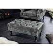 Taburetka 43521 Chesterfield Zamat šedá