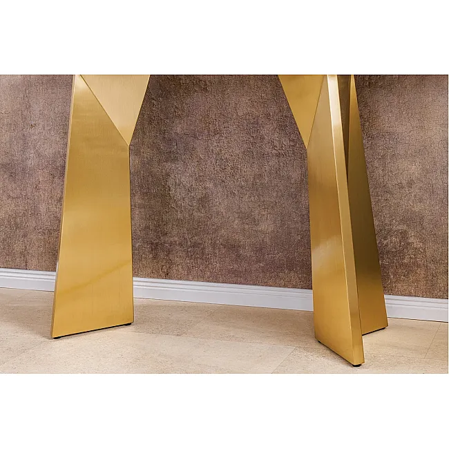 Toaletný stolík/Konzola Luxury 45936 Biely Mramor