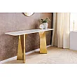 Toaletný stolík/Konzola Luxury 45936 Biely Mramor